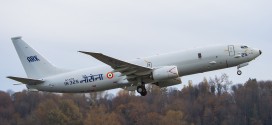 Indian Navy tail IN325, sixth Boeing P-8I maritime patrol aircraft.