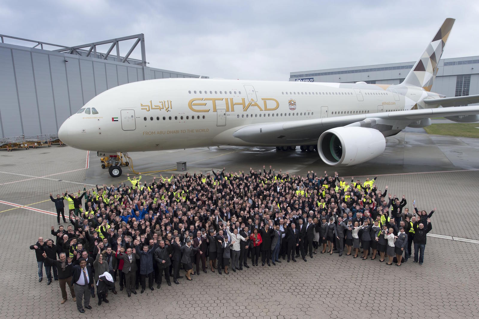 Etihad takes delivery of it's first Airbus A380 – Bangalore Aviation