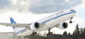 A CGI of a Kuwait Airways Boeing 777-300ER. Boeing Image.