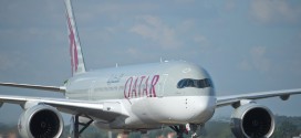 Qatar Airways' first A350 XWB.