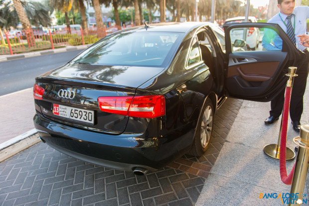 Etihad chauffeur drive service Audi A6