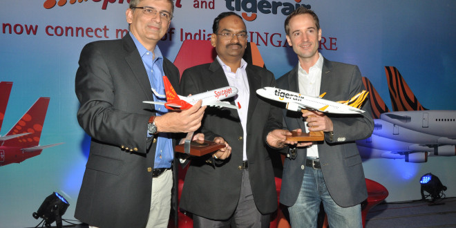 SpiceJet and TigerAir announcing their interline partnership in December 2013 which has now been terminated.