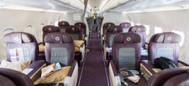 Vistara A320-200 Business Class Cabin