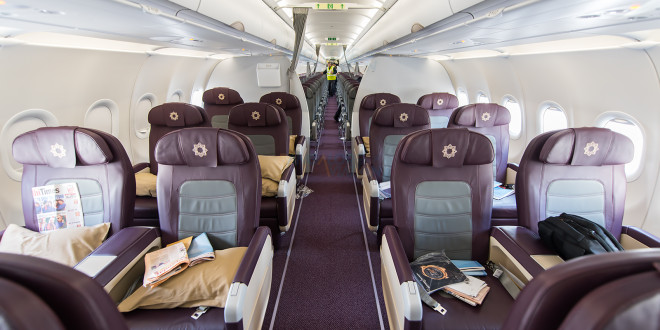 Vistara A320-200 Business Class Cabin