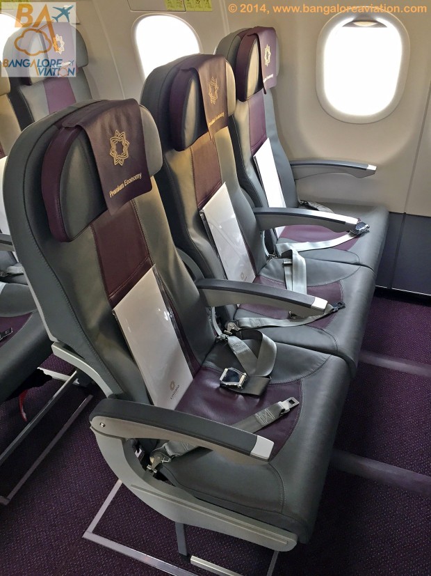 A first look of Premium Economy class on Vistara (Tata-SIA airline) .