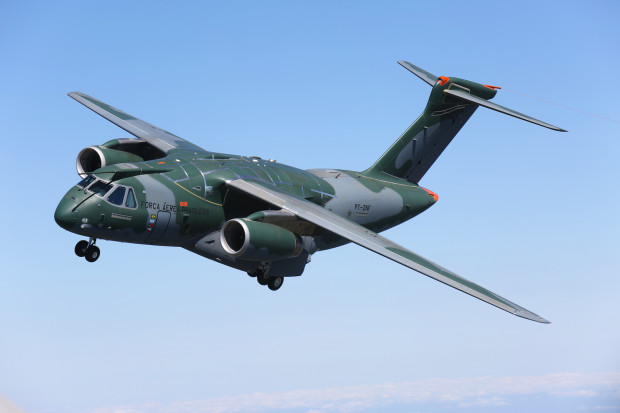 Embraer KC-390 - Maiden Flight. Embraer Image.