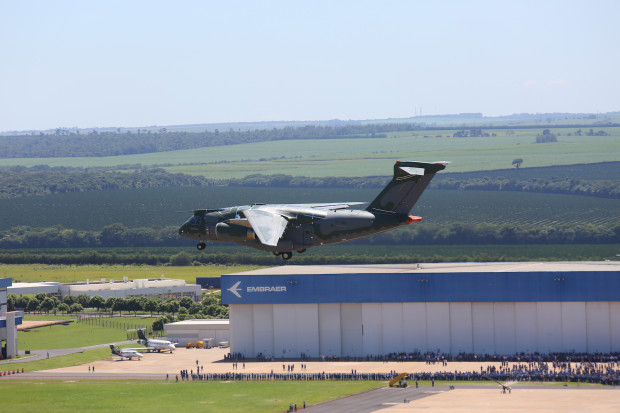 Embraer KC-390 - Maiden Flight. Embraer Image.