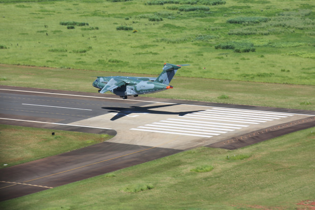 Embraer KC-390 - Maiden Flight. Embraer Image.