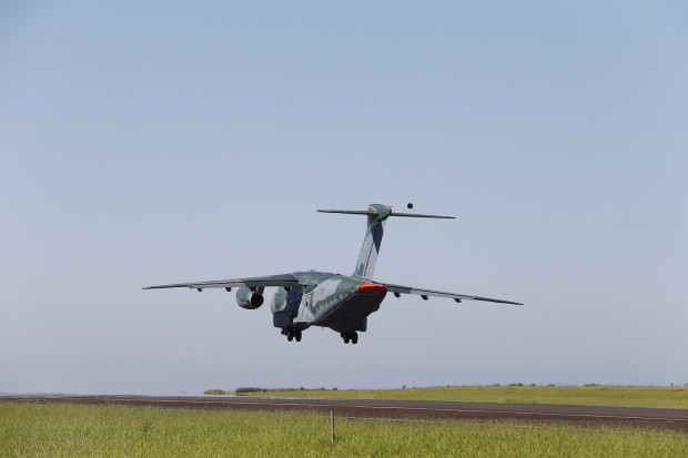 Embraer KC-390 - Maiden Flight. Embraer Image.