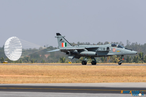 Indian Air Force SEPECAT Jaguar ground attack fighter. Tail number JS116.