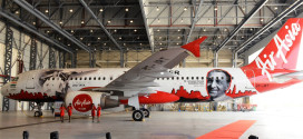 AirAsia India Airbus A320 VT-JRT in JRD Tata livery. Airline image.