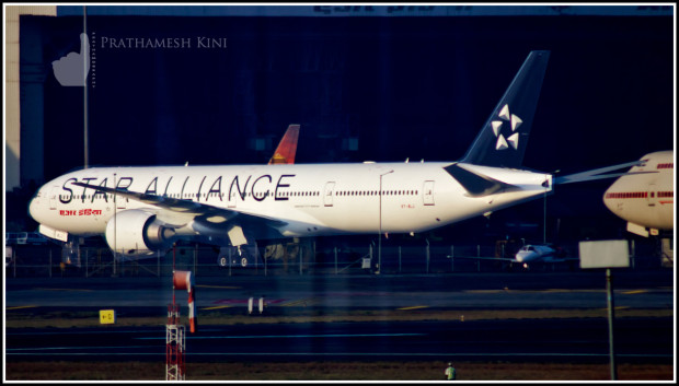 Air India Boeing 777-300ER VT-ALJ Bihar in special Star Alliance livery