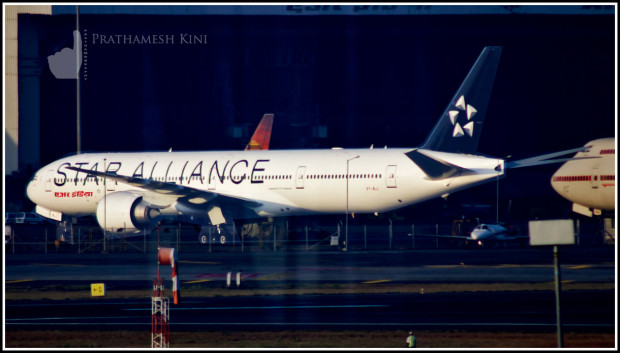 Air India Boeing 777-300ER VT-ALJ Bihar in special Star Alliance livery