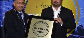 Bhaskar Bodapat and Hari Marar of BIAL with award at the SKYTRAX World Airports Awards 2015, Paris. BIAL image.