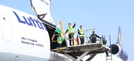 Lufthansa Cargo McDonnell Douglas MD-11 D-ALCJ 'Namaste India'. Lufthansa Image.