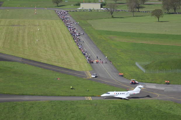 Pilatus PC-24 preparing for it's maiden flight. Pilatus Image.