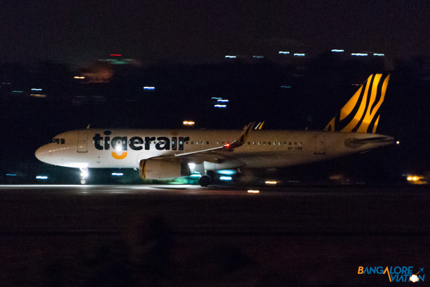 Tigerair Airbus A320 9V-TRN.