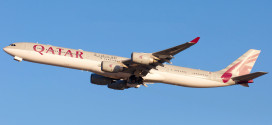 Qatar Airways Airbus A340-600.