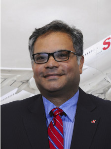 Ashwin Bhat, head, SWISS WorldCargo. SWISS image.