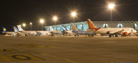 A view of the ramp at Bangalore Airport.
