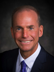 Dennis Muilenburg, Boeing, CEO, from July 1, 2015. Boeing image.