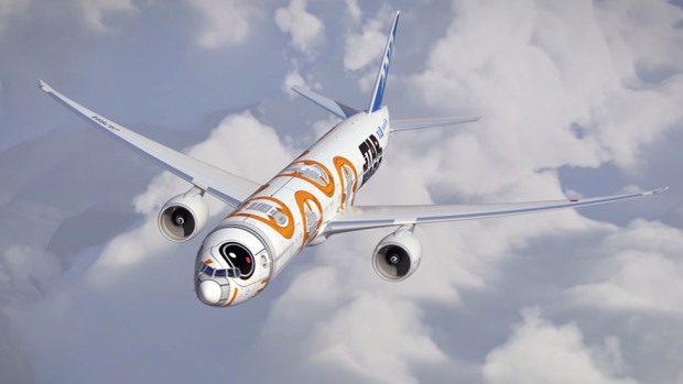 BB-8™ ANA Jet  Boeing 777-300ER. ANA Image.