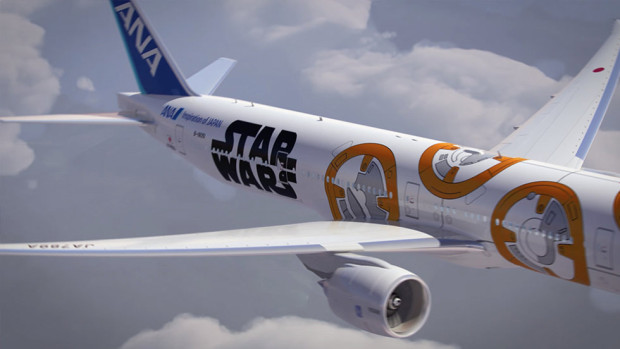 BB-8™ ANA Jet  Boeing 777-300ER. ANA Image.