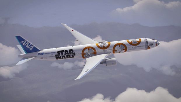 BB-8™ ANA Jet  Boeing 777-300ER. ANA Image.