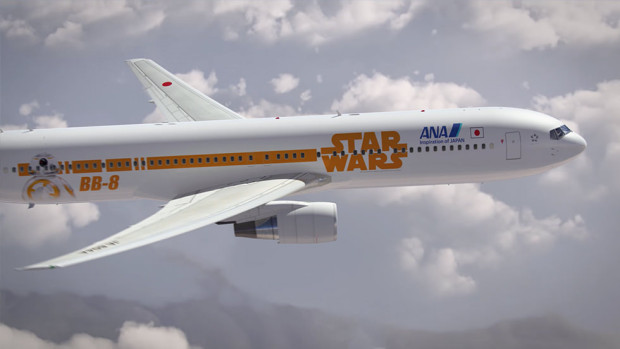 Star Wars™ ANA Jet Boeing 767-300. ANA Image.