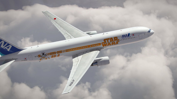 Star Wars™ ANA Jet Boeing 767-300. ANA Image.