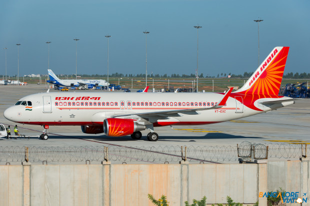 Air India Airbus A320 VT-EXC.