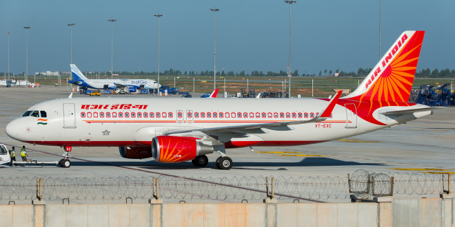 Air India Airbus A320 VT-EXC.