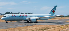 Air Canada Boeing 787-9. Airline Image.