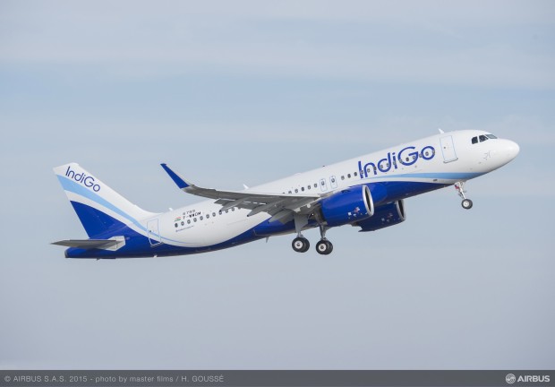 IndiGo first A320neo VT-ITC takes off
