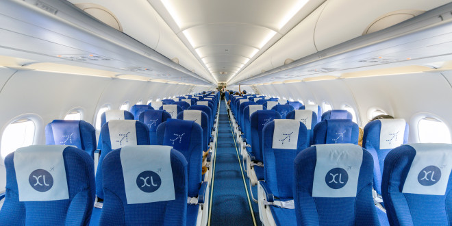 Indigo Airbus A320neo VT-ITC. Cabin. Copyrighted image. Re-use prohibited.