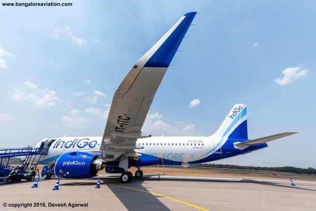 Indigo Airbus A320neo VT-ITC. Copyrighted image. Re-use prohibited.