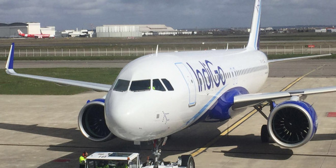 IndiGo's first A320neo. MSN6799. VT-ITC. Photo courtesy the airline.