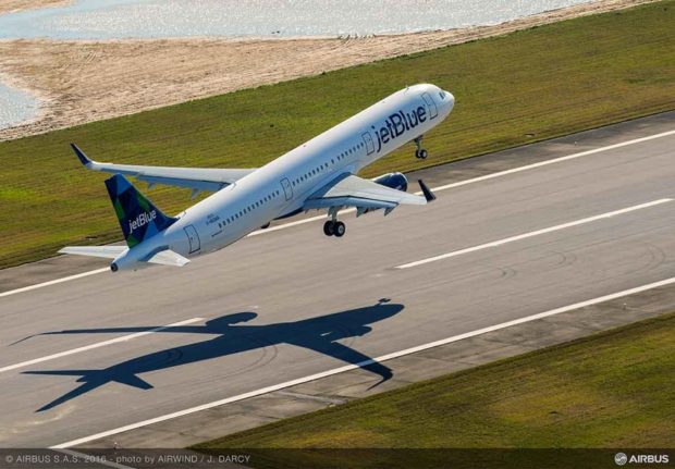The first aircraft produced at Airbus' US Plant in Mobile.