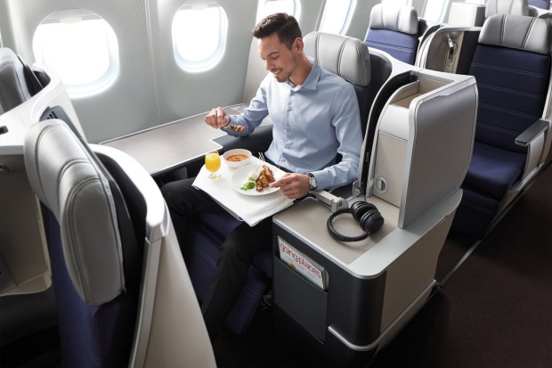 Malaysia Airlines new business class on the Airbus A330
