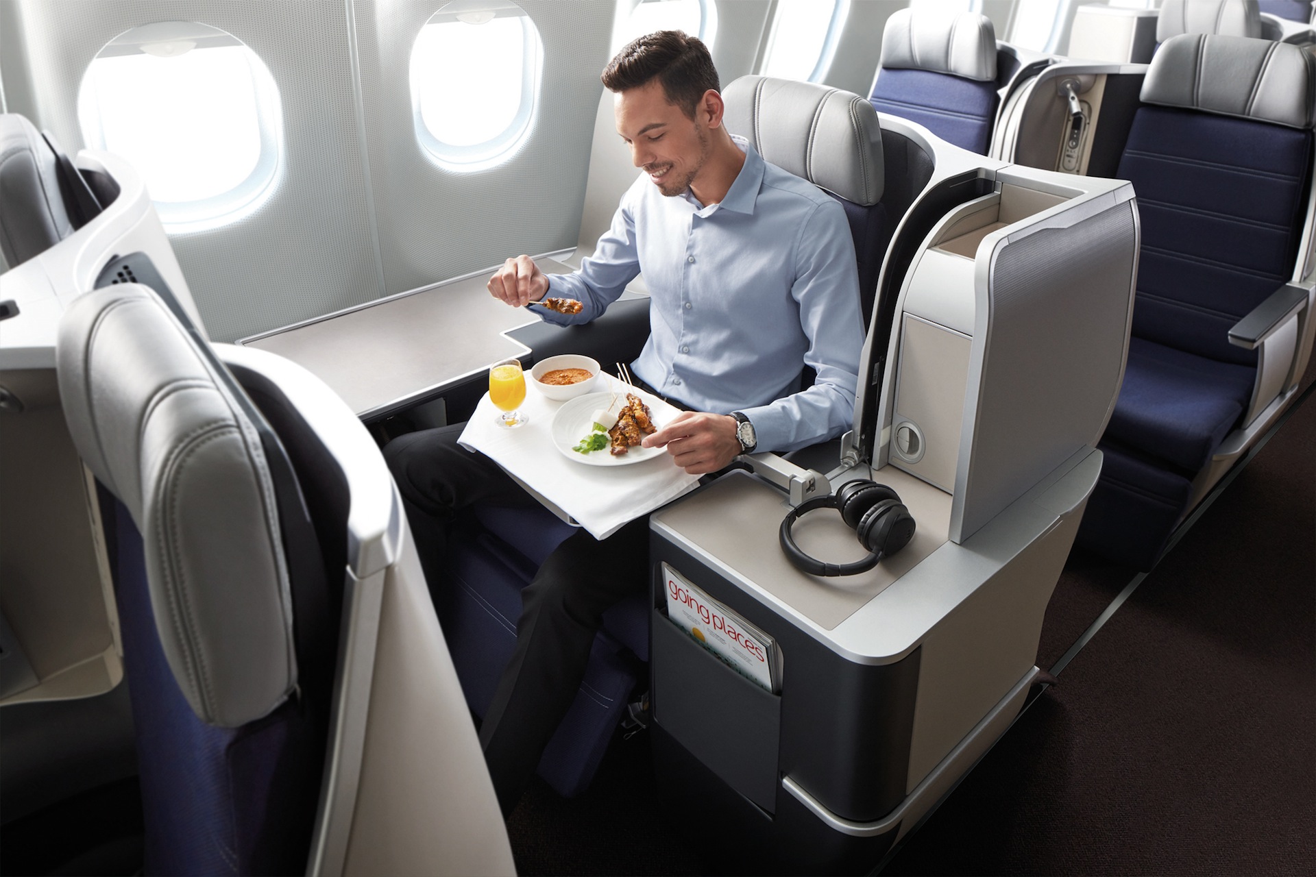 Pictures of Malaysia Airlines' new A330 business class ...