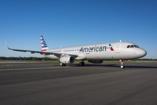 The first American Airlines A321 to be delivered from the Mobile, Alabama plant. Airbus Image.