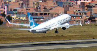 Boeing 737 MAX 8 performs high altitude testing at La Paz, Bolivia