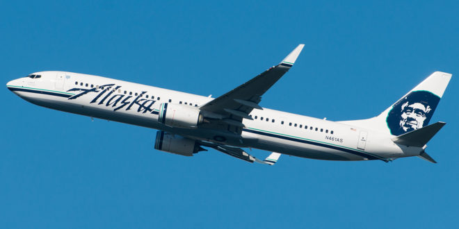 Alaska Air Boeing 737-900ER. Image Copyright Vedant Agarwal.