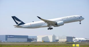 Cathay Pacific becomes the sixth operator of the Airbus A350-900. Airbus photo.