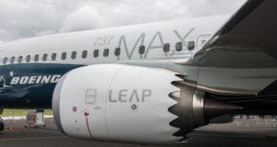 The CFM Leap 1B on the MAX 8.
