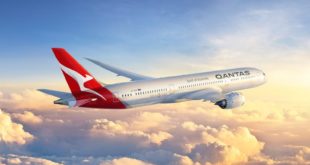 CGI of the Boeing 787-9 Dreamliner in the new Qantas livery.