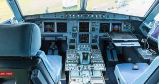 Qatar Airways Airbus A319LR cockpit