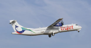 Trujet ATR 72-500 VT-TMU. ATR Image.