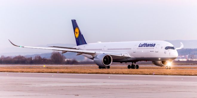 Lufthansa A350-900. Image courtesy airline.