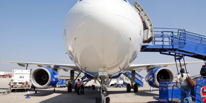 IndiGo A320 at Bengaluru airport